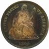 Image 1 : 1866 Seated Liberty Dime. MS66 (NGC)