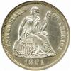 Image 1 : 1891 Seated Liberty Dime. PR63 (NGC)