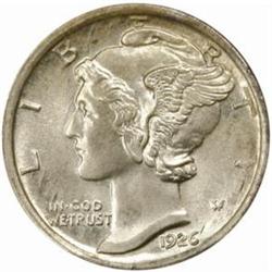 1926-D Mercury Dime. MS65 FB (PCGS)