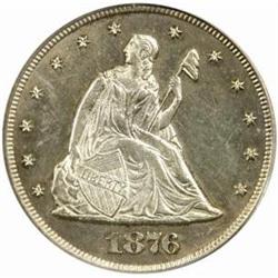 1876 Twenty-Cent Piece. MS63 (PCGS)