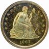Image 1 : 1863 Seated 25C. PR67 (NGC)