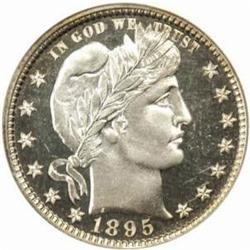 1895 Barber Quarter. PR66 CAM (PCGS)