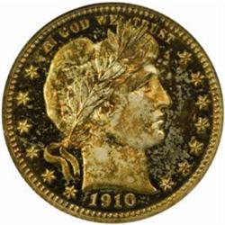 1910 Barber Quarter. PR64 (ANACS)