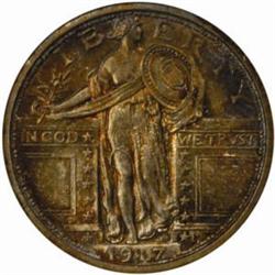1917 St&ing 25C. Type I MS67FH (NGC)