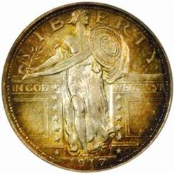 1917 Standing 25C. Type I. MS65FH (PCGS)