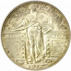 1917 Standing 25C. Type I. MS63 FH (PCGS)