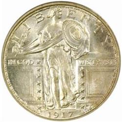 1917-D Standing 25C. Type I. MS66FH (PCGS)