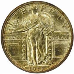 1917-S Standing 25C. Type I. MS67FH (NGC)