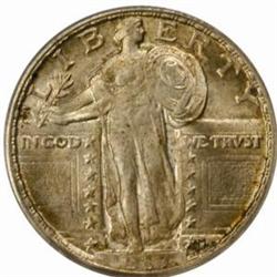 1917-D Standing 25C. Type II. MS64FH (PCGS)