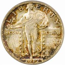 1917-S Standing 25C. Type II. MS65FH (PCGS)
