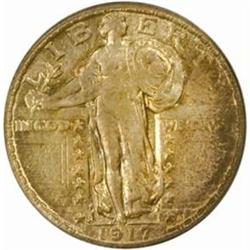 1917-S Standing 25C. Type II. MS65 (PCGS)