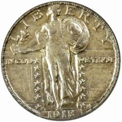 1918/7-S Standing 25C. FS-008.5.MS60