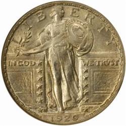 1920-S Standing 25C. MS62 (NGC)
