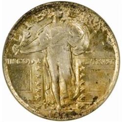 1921 Standing 25C. MS66 (NGC)