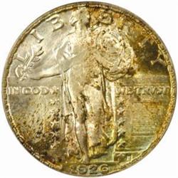 1926-S Standing 25C. MS65 (PCGS)