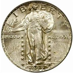 1927 Standing 25C. MS66FH (PCGS)