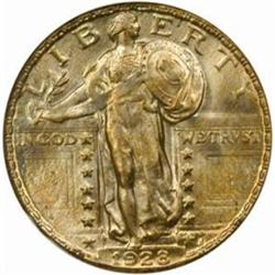1928 Standing 25C. MS65 (NGC)