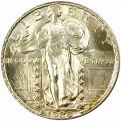 1928-D Standing 25C. MS65 (PCGS)