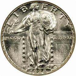 1928-S Standing 25C. MS67FH (NGC)