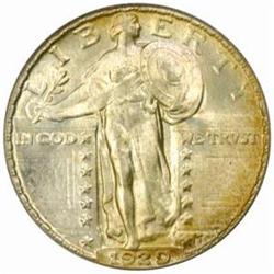 1929 Standing 25C. MS66FH (PCGS)