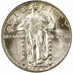 1929 Standing 25C. MS65FH (PCGS)