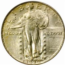 1930 Standing 25C. MS65FH (PCGS)
