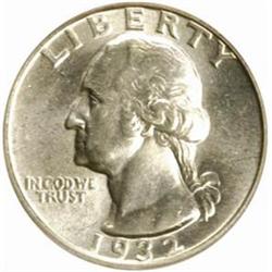 1932-D Washington Quarter. MS63 (PCGS)