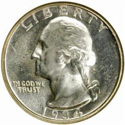 1934-D Washington Quarter. MS65 * (NGC) CAC