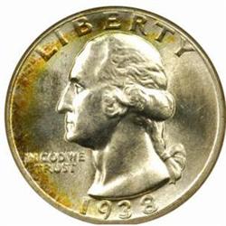 1938 Washington Quarter. MS67 (NGC)