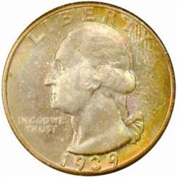 1939 Washington Quarter. MS67 (PCGS) CAC