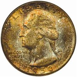 1950-S Washington Quarter. MS67 (NGC)