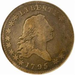 1795 Flowing Hair 50C. O-107a. Rarity-5. VG-8 NGC