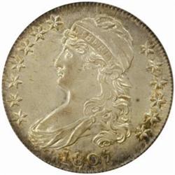 1807 Cap Bust 50C. Large Stars, 50/20 MS60 (PCGS)