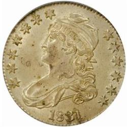 1831 Capped Bust 50C. O-116. Rarity-3 MS63 (PCGS)