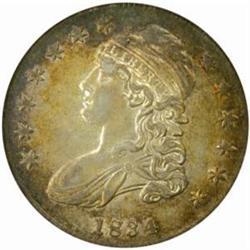 1834 Cap Bust 50C. Sm Date, Sm Letters AU50 ANACS