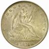 Image 1 : 1874 Seated Liberty 50C. Arrows. MS62 (PCGS)