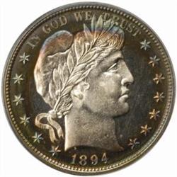 1894 Barber 50C. PR63 CAM (PCGS)