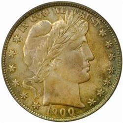 1900 Barber 50C. MS65 (PCGS)