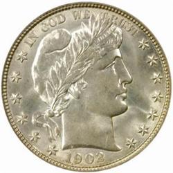 1902-O Barber 50C. MS64 (PCGS)