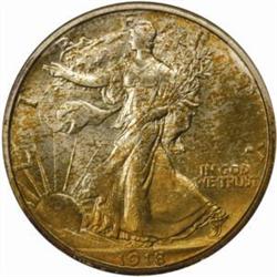 1918-S Walking Liberty 50C. MS65 (NGC)