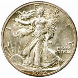 1934-S Walking Liberty 50C. MS64 (PCGS)