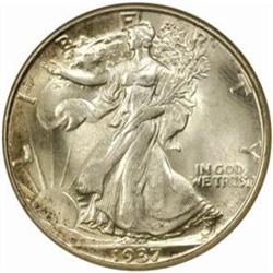 1937-D Walking Liberty 50C. MS66 (NGC)
