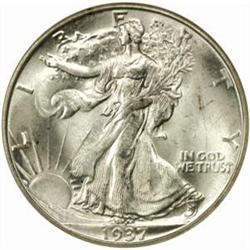 1937-D Walking Liberty 50C. MS65 (NGC)