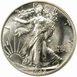 1942 Walking Liberty 50C. PR68 (NGC)