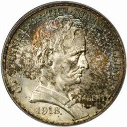 1918 Lincoln-Illinois Centennial. MS66 (PCGS)
