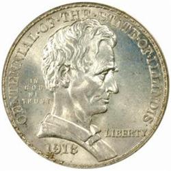 1918 Lincoln-Illinois Centennial. MS66 (PCGS)