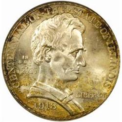 1918 Lincoln-Illinois Centennial. MS66 (PCGS)