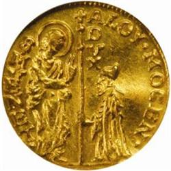 Italian States. Alvise Mocenigo IV Gold Zecchino