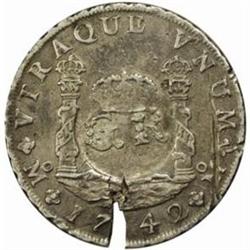 Jamaica. George II. Silver 6 Shillings 8 Pence