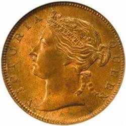 Straits Settlements. Victoria Bronze 1/2C 1889